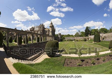 Stock Image - Abbotsford House; Melrose, Scottish Borders, Scotland. Fotosearch