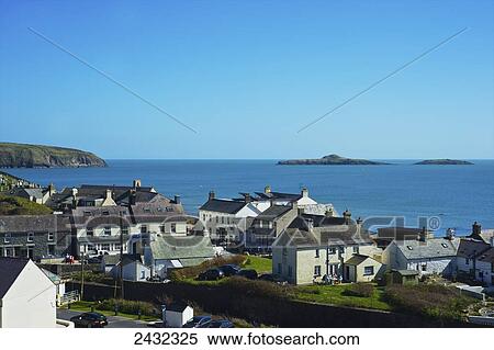 Aberdaron village, Lleyn Peninsula; Wales View Large Photo Image Stock Photography - Aberdaron village, Lleyn Peninsula; Wales. Fotosearch