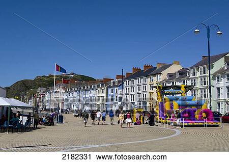 Stock Image - Aberystwyth, Ceredigion, Wales Uk. Fotosearch