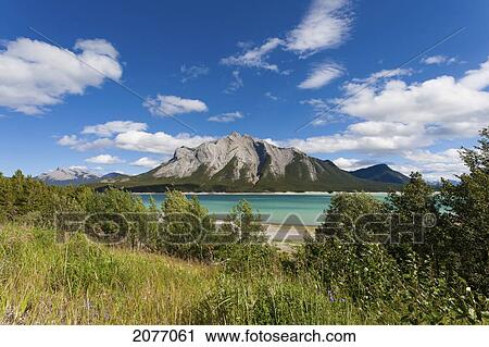 Stock Image - Abraham Lake; Alberta Canada. Fotosearch