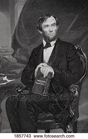 Stock Image - Abraham Lincoln 1809ÃƒÂ¢Ã¢â€šÂ¬Ã¢â‚¬Å“65. 16Th President Of The United States 1861ÃƒÂ¢Ã¢â€šÂ¬Ã¢â‚¬Å“65. From Painting By Alonzo Chappel. Fotosearch