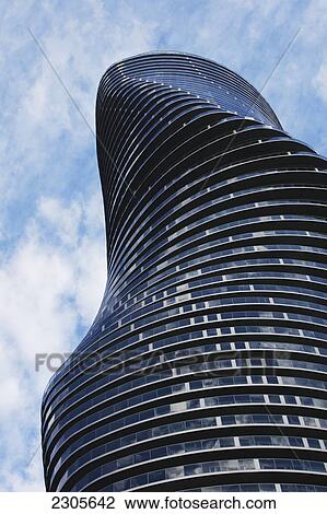 Stock Image - Absolute World Condominium Towers By Yansong Ma; Mississauga Ontario Canada. Fotosearch