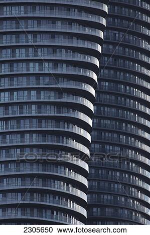 Stock Image - Absolute World Condominium Towers By Yansong Ma; Mississauga Ontario Canada. Fotosearch
