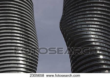 Absolute World Condominium Towers By Yansong Ma; Mississauga Ontario Canada View Large Photo Image Stock Photo - Absolute World Condominium Towers By Yansong Ma; Mississauga Ontario Canada. Fotosearch
