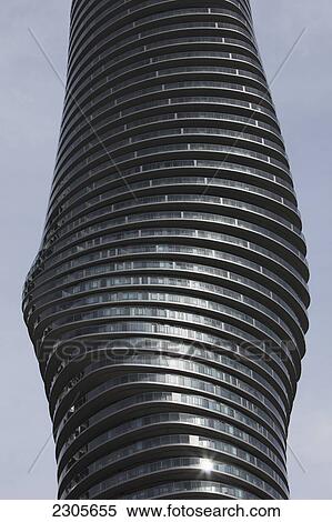 Stock Photography - Absolute World Condominium Towers By Yansong Ma; Mississauga Ontario Canada. Fotosearch
