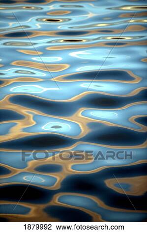 Stock Image - Abstract Patterns On The Ocean, Close Up. Fotosearch