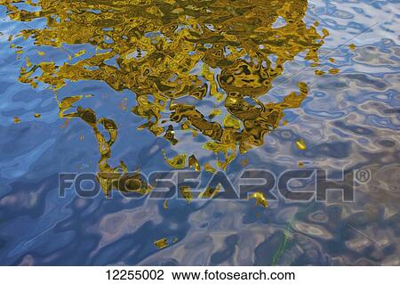 Abstract shapes created on the surface of the Griboedov Canal by the reflection of the Church of Our Savior on Spilled Blood; St. Petersburg, Russia View Large Photo Image Stock Image - Abstract shapes created on the surface of the Griboedov Canal by the reflection of the Church of Our Savior on Spilled Blood; St. Petersburg, Russia. Fotosearch