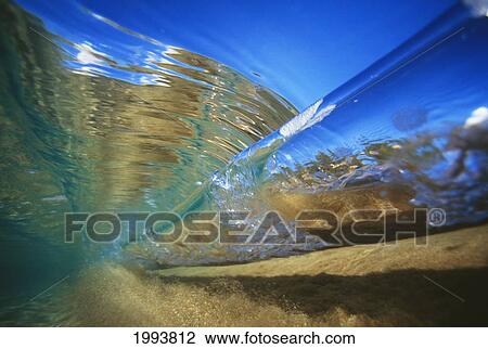 Abstract Underwater View Of Waves And Surf. View Large Photo Image Stock Image - Abstract Underwater View Of Waves And Surf.. Fotosearch