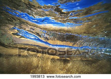 Abstract Underwater View Of Waves And Surf. View Large Photo Image Stock Image - Abstract Underwater View Of Waves And Surf.. Fotosearch