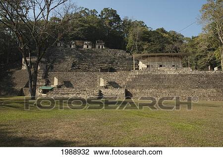 Stock Image - Acropolis, Bonampak, Chiapas, Mexico. Fotosearch
