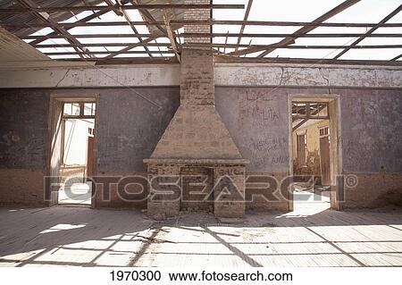 Stock Image - Administrator's Building At The Office Chacabuco, Chile, Antofagasta. Fotosearch