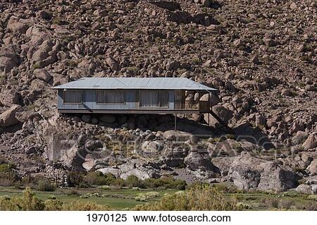 Administrator's House Of The Old Sulphur Mine In Amincha, Antofagasta Region, Chile View Large Photo Image Stock Photography - Administrator's House Of The Old Sulphur Mine In Amincha, Antofagasta Region, Chile. Fotosearch