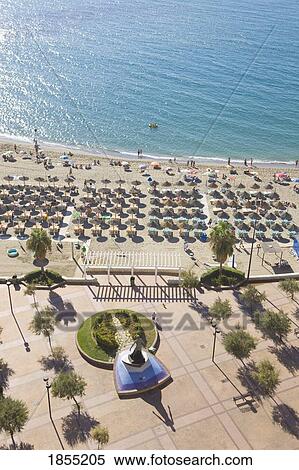 Aerial Of Seaside Resort, Fuengirola, Malaga, Costa Del Sol, Spain View Large Photo Image Stock Photography - Aerial Of Seaside Resort, Fuengirola, Malaga, Costa Del Sol, Spain. Fotosearch