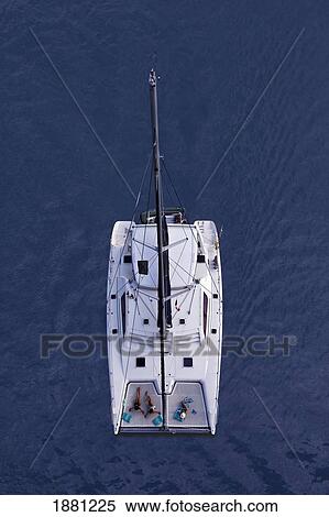 Aerial View Of A Catamaran; Belize View Large Photo Image Stock Photography - Aerial View Of A Catamaran; Belize. Fotosearch