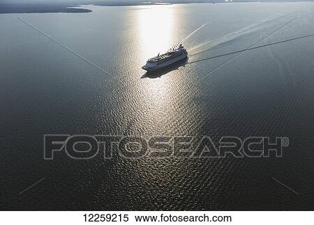 Aerial view of a cruise ship on the Chesapeake Bay; Maryland, United States of America View Large Photo Image Stock Photography - Aerial view of a cruise ship on the Chesapeake Bay; Maryland, United States of America. Fotosearch