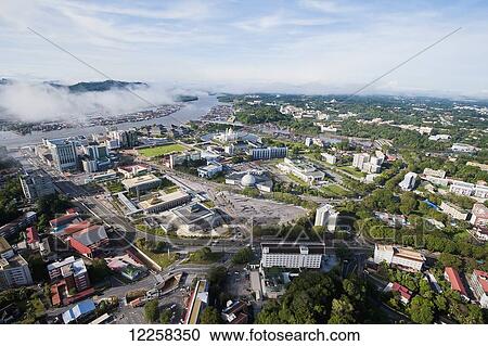 Aerial view of Bandar Seri Begawan, the capital of Brunei; Bandar Seri Begawan, Brunei View Large Photo Image Stock Image - Aerial view of Bandar Seri Begawan, the capital of Brunei; Bandar Seri Begawan, Brunei. Fotosearch