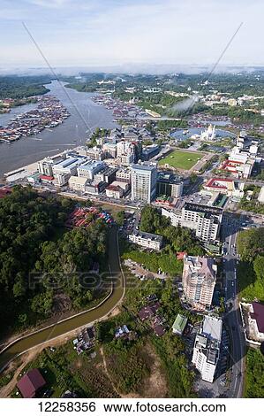 Aerial view of Bandar Seri Begawan, the capital of Brunei; Bandar Seri Begawan, Brunei View Large Photo Image Stock Photograph - Aerial view of Bandar Seri Begawan, the capital of Brunei; Bandar Seri Begawan, Brunei. Fotosearch