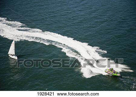 Aerial View Of Boats On Sea; Sydney, New South Wales, Australia View Large Photo Image Stock Image - Aerial View Of Boats On Sea; Sydney, New South Wales, Australia. Fotosearch