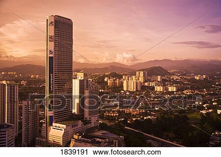 Aerial View Of Kuala Lumpur At Dawn; Sabah, Malaysian Borneo, Malaysia View Large Photo Image Stock Image - Aerial View Of Kuala Lumpur At Dawn; Sabah, Malaysian Borneo, Malaysia. Fotosearch