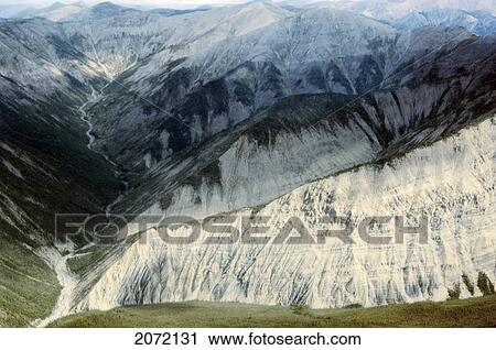 Stock Image - Aerial View Of The Nahanni River National Park, Northwest Territories. Fotosearch