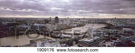 Aerial View Of West London And Thames, United Kingdom View Large Photo Image Stock Photograph - Aerial View Of West London And Thames, United Kingdom. Fotosearch