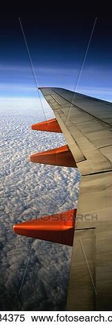 Aeroplane Wing Flying London To Glasgow View Large Photo Image Stock Photography - Aeroplane Wing Flying London To Glasgow. Fotosearch