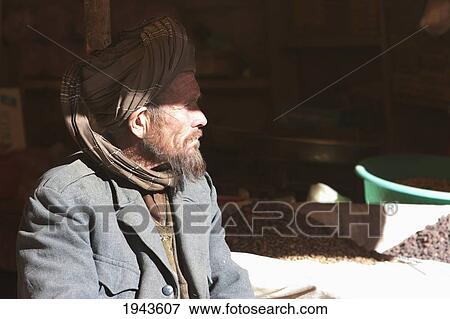 Afghan Man In Gardandiwal (Dane Sia Sang), Vardak Province, Afghanistan View Large Photo Image Stock Photo - Afghan Man In Gardandiwal (Dane Sia Sang), Vardak Province, Afghanistan. Fotosearch