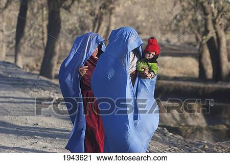 Afghan Women And Boy In Jalrez, Vardak Province, Afghanistan View Large Photo Image Stock Image - Afghan Women And Boy In Jalrez, Vardak Province, Afghanistan. Fotosearch