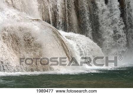 Agua Azul Waterfall, Chiapas, Mexico View Large Photo Image Stock Photo - Agua Azul Waterfall, Chiapas, Mexico. Fotosearch