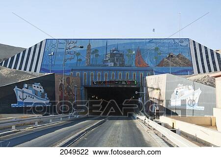 Ahmed Hamdi Tunnel Under The Suez Canal, South Sinai, Egypt View Large Photo Image Stock Image - Ahmed Hamdi Tunnel Under The Suez Canal, South Sinai, Egypt. Fotosearch