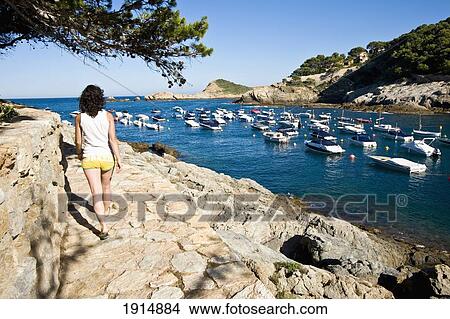 Picture - Aiguafreda Beach In Begur. Fotosearch
