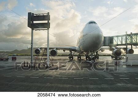 Air France Boeing 747-400 At Sir Seewoosagur Ramgoolam International Airport, Mauritius View Large Photo Image Picture - Air France Boeing 747-400 At Sir Seewoosagur Ramgoolam International Airport, Mauritius. Fotosearch