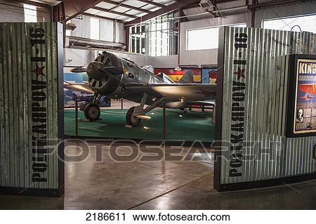 Stock Image - Aircraft Collection On Static Display At The American Airpower Heritage Museum At Midland International Airport, Texas, Usa. Fotosearch