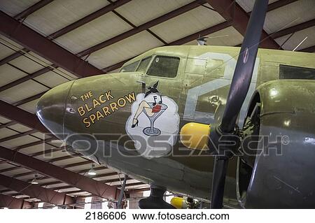 Stock Photograph - Aircraft Collection On Static Display At The American Airpower Heritage Museum At Midland International Airport, Texas, Usa. Fotosearch