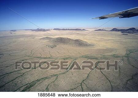 Airplane Flying Over Kaokoland Desert, Aerial View View Large Photo Image Stock Photo - Airplane Flying Over Kaokoland Desert, Aerial View. Fotosearch