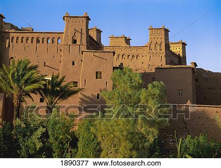 Ait Benhaddou Kasbahs View Large Photo Image Stock Photo - Ait Benhaddou Kasbahs. Fotosearch