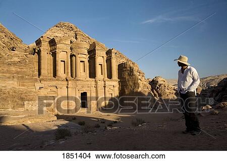 Picture - Al Deir In Petra. Fotosearch