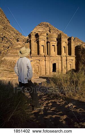 Stock Image - Al Deir In Petra. Fotosearch