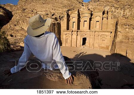 Stock Photo - Al Deir In Petra. Fotosearch