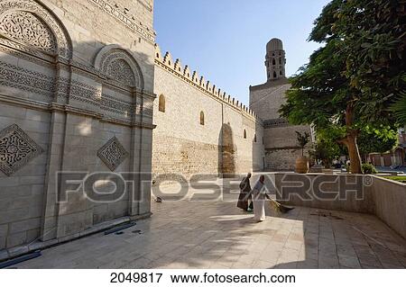 Stock Photo - Al-Hakim Mosque, Cairo, Al Qahirah, Egypt. Fotosearch