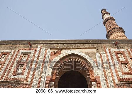 Alai Darwaza Gateway, Qutab Minar, Delhi, India View Large Photo Image Stock Photograph - Alai Darwaza Gateway, Qutab Minar, Delhi, India. Fotosearch