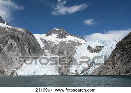Alaska, Kenai Fjords National Parck, Prince William Sound, Northwestern Glacier on water. View Large Photo Image Stock Photo - Alaska, Kenai Fjords National Parck, Prince William Sound, Northwestern Glacier on water.. Fotosearch