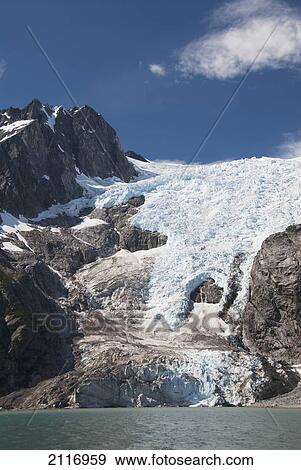 Alaska, Kenai Fjords National Parck, Prince William Sound, Northwestern Glacier on water. View Large Photo Image Stock Photo - Alaska, Kenai Fjords National Parck, Prince William Sound, Northwestern Glacier on water.. Fotosearch