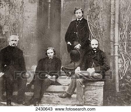 Albert Edward, Prince of Wales, future King Edward VII and his tutors from Oxford, seated from left, Colonel Bruce, his governor, F. W. Gibbs, his tutor and Rev. Charles Tarver, director of studies and Chaplain. Edward VII, 1841 View Large Photo Image Stock Image - Albert Edward, Prince of Wales, future King Edward VII and his tutors from Oxford, seated from left, Colonel Bruce, his governor, F. W. Gibbs, his tutor and Rev. Charles Tarver, director of studies and Chaplain. Edward VII, 1841. Fotosearch