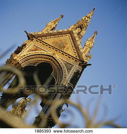 Stock Image - Albert Memorial In London. Fotosearch