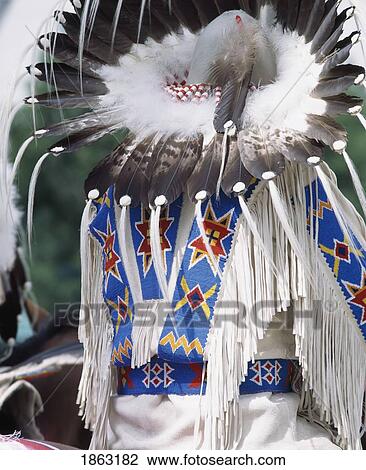 Stock Image - Alberta Native Traditional Dress. Fotosearch