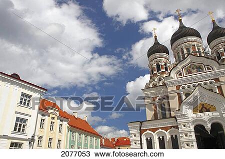 Alexander Nevsky Cathedral On Toompea Hill; Tallinn Estonia View Large Photo Image Stock Image - Alexander Nevsky Cathedral On Toompea Hill; Tallinn Estonia. Fotosearch