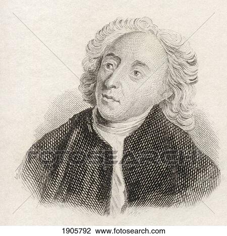 Stock Image - Alexander Pope, 1688 To 1744. English Satirical Poet. From Crabb's Historical Dictionary Published 1825.. Fotosearch