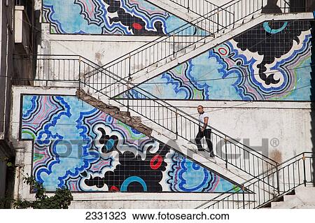 Algeria, Colorful design of steps; Algiers View Large Photo Image Stock Image - Algeria, Colorful design of steps; Algiers. Fotosearch
