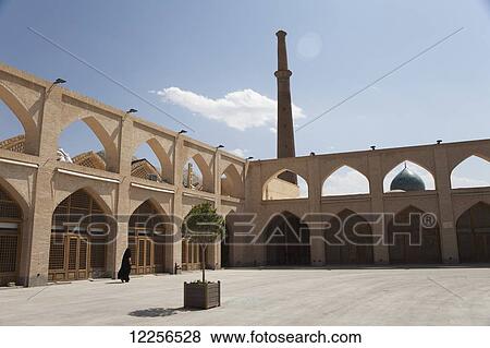 Stock Photo - Ali minaret, Main Bazaar; Isfahan, Iran. Fotosearch